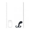 Bulb with Loop Silicone Prostate Massager - M - Black